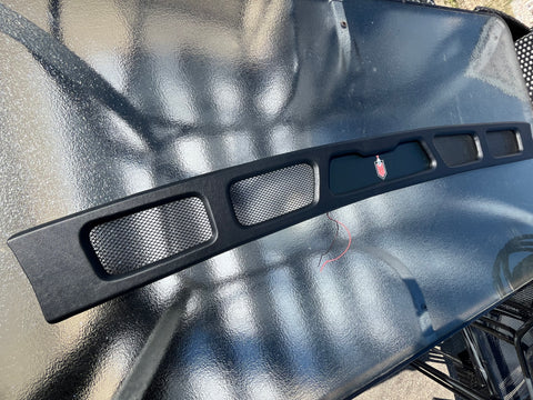 Black 5 Window Rear Deck panel *** AS IS *** AS IS *** AS IS ***